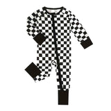 Checkered Bamboo Bodysuit