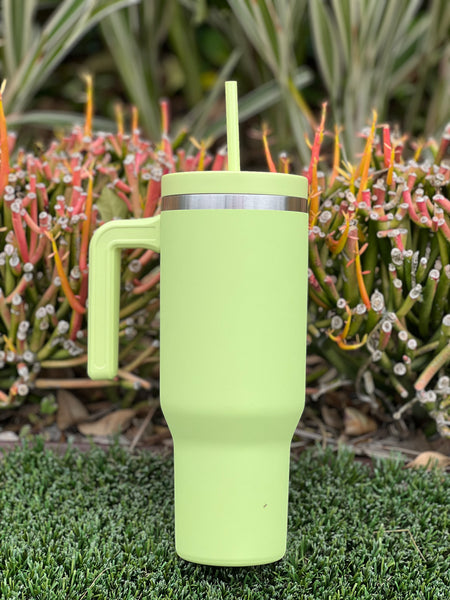 40oz Stainless Steel Insulated Tumbler - Lime Green
