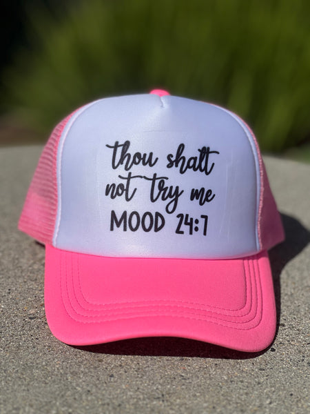 Though Shall Not Try Me - Hat