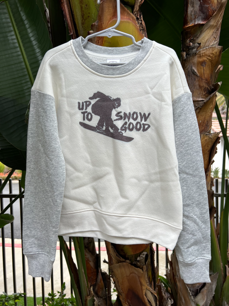 Up To Snow Good - kids Crewneck Sweatshirt