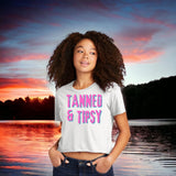 Tanned & Tipsy - Crop T-Shirt