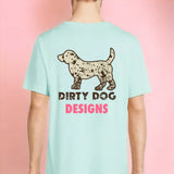 Dirty Dog Logo - Mint Unisex Tee