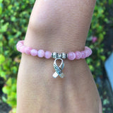 Breast Cancer Awareness Ribbon Bracelet